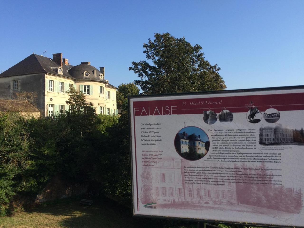 Bed and Breakfast Castel Saint-Leonard Falaise  Exterior foto